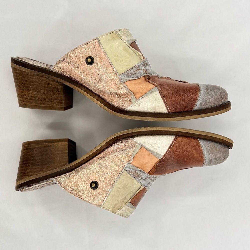 Dkode Jenelle Patchwork Multi Distressed Metallic… - image 5